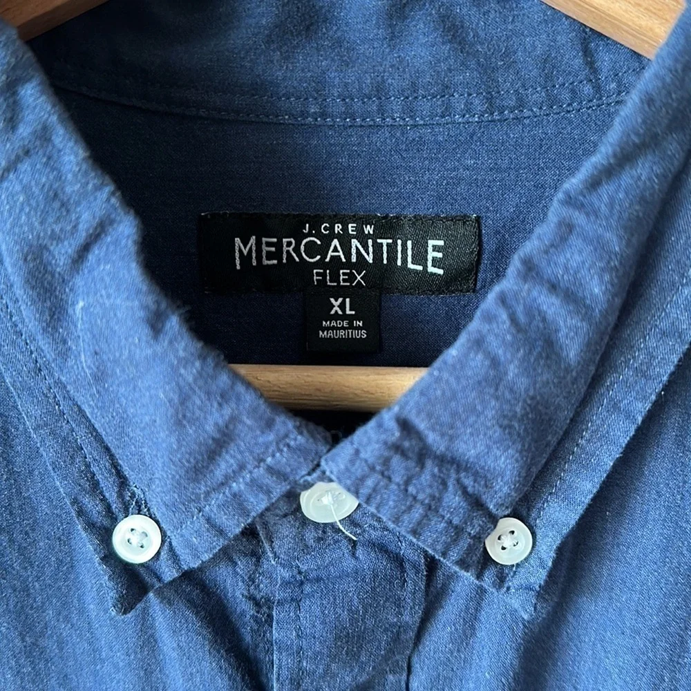 J. CREW MERCANTILE Flex Long Sleeve Button Down Shirt